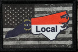 North Carolina Local USA Flag