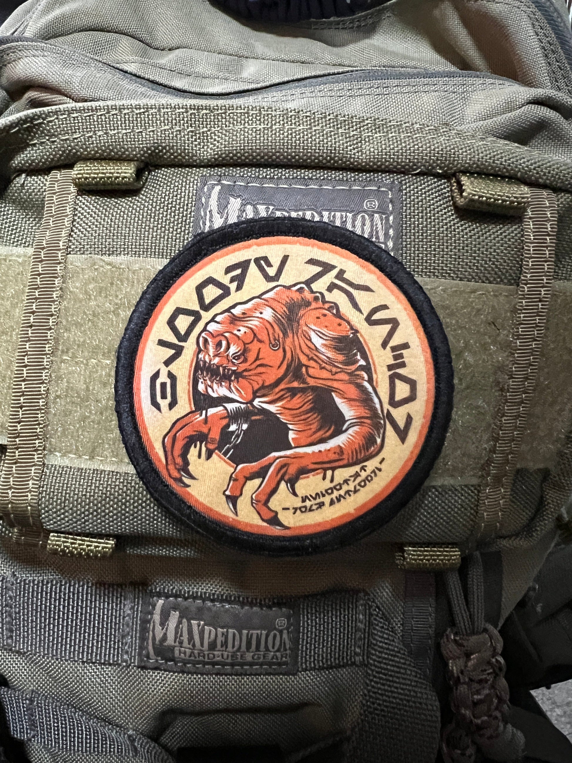 Oga's Cantina RANCOR Coaster Veclro Morale Patch Morale Patches Redheaded T Shirts 