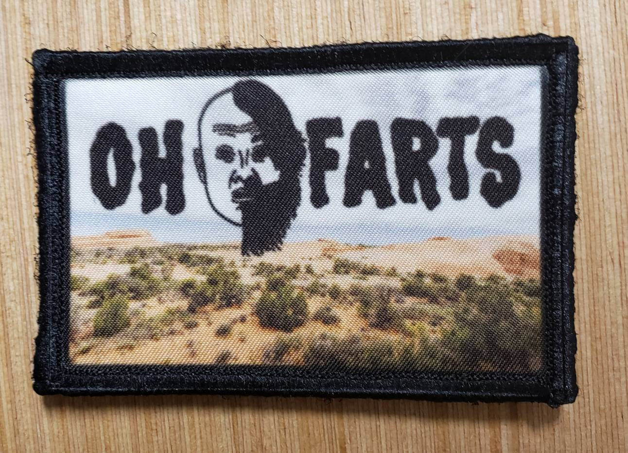 Oh Farts Last Man On Earth Morale Patch Morale Patches Redheaded T Shirts 