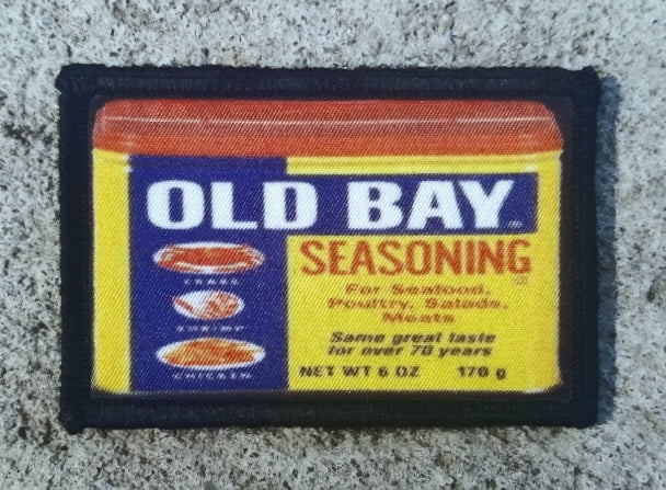 Old Bay Seasoning Velcro Morale Patch Morale Patches Redheaded T Shirts 