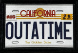 OUTATIME License Plate Morale Patch Morale Patches Redheaded T Shirts 