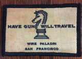 Paladin Have Gun Will Travel Morale Patch Morale Patches Redheaded T Shirts 