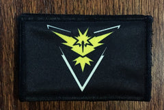 Pokemon Team Instinct Morale Patch Morale Patches Redheaded T Shirts 