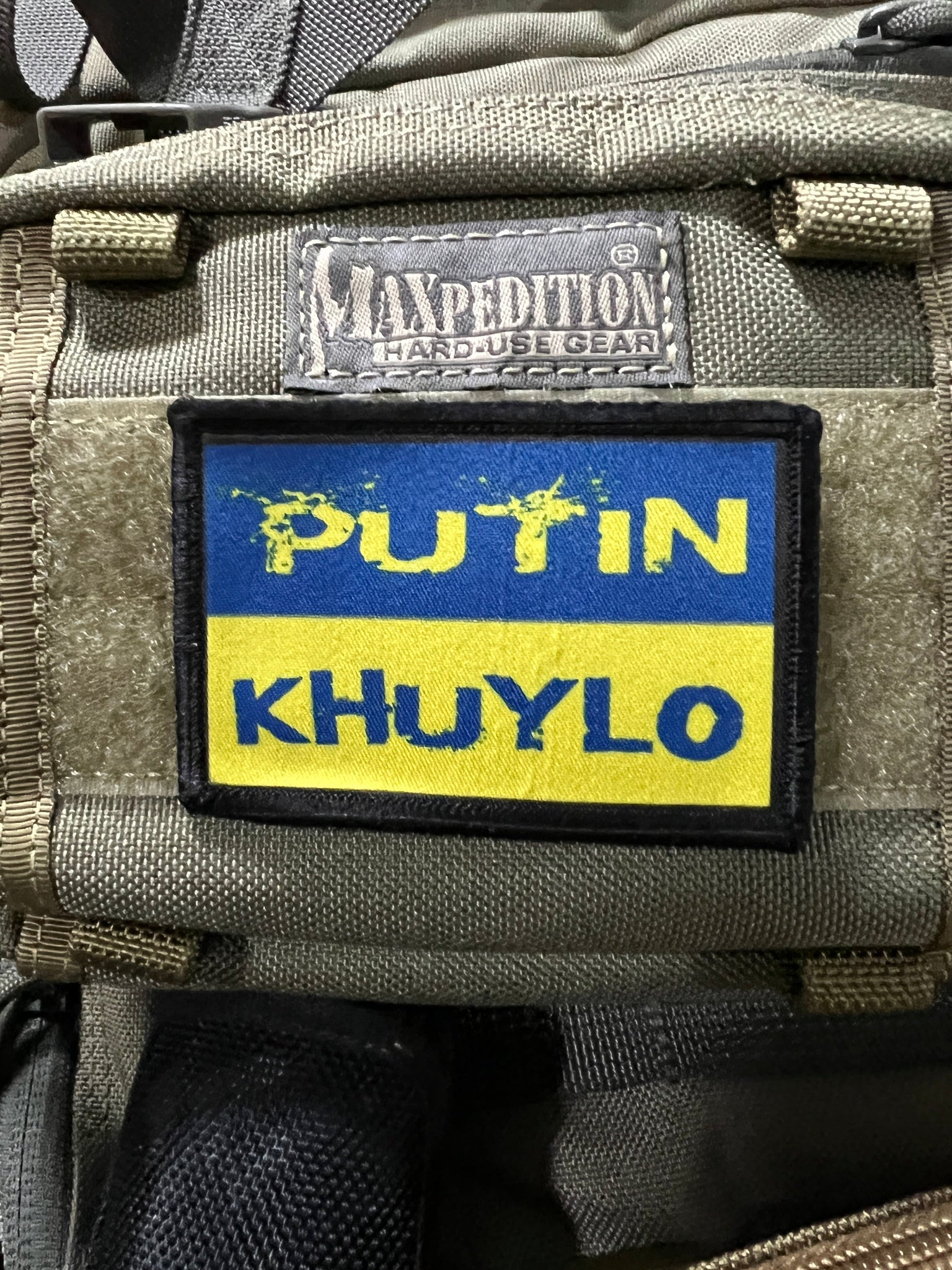 Putin Khuylo Ukraine Morale Patch Morale Patches Redheaded T Shirts 
