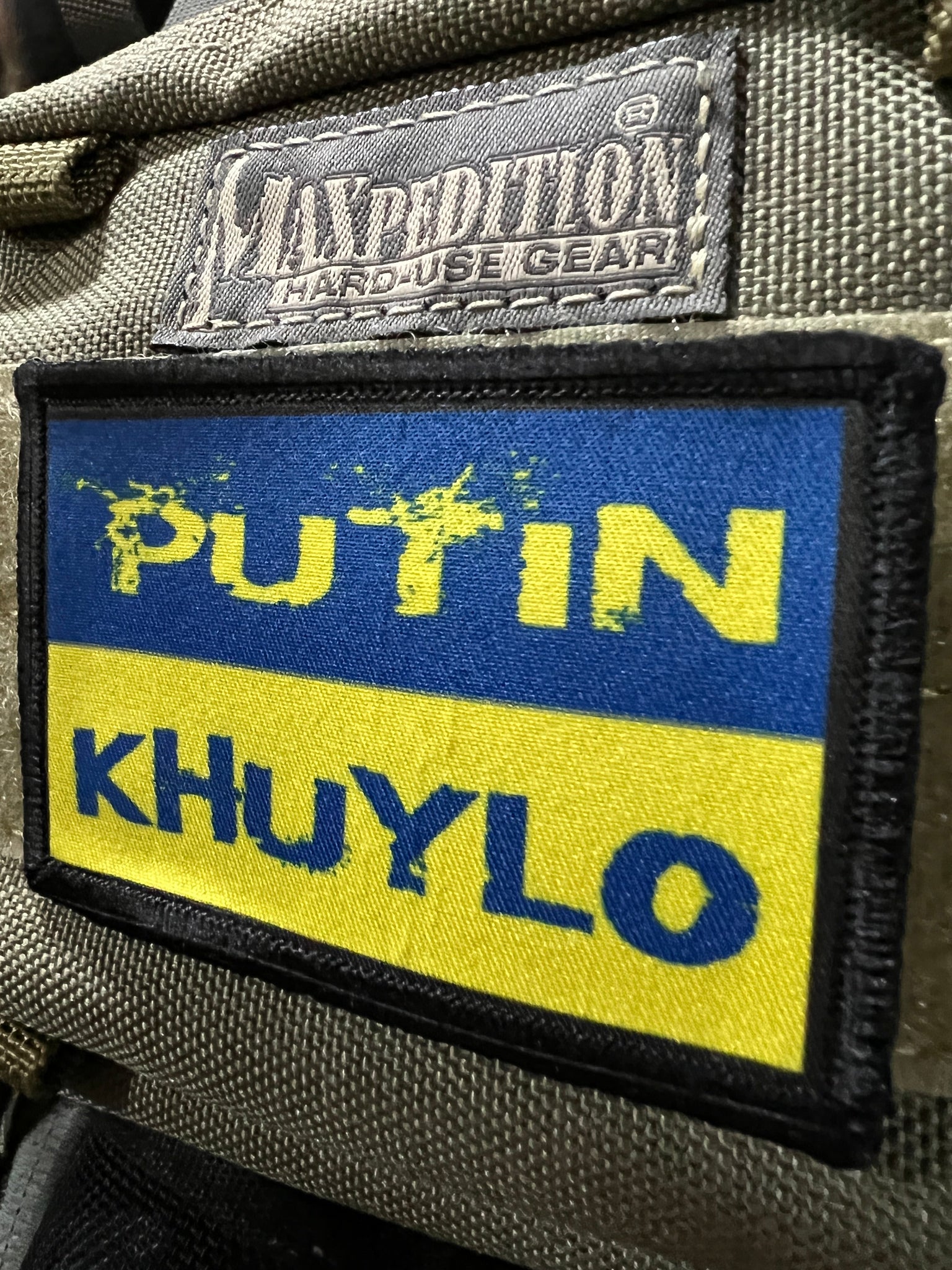 Putin Khuylo Ukraine Morale Patch Morale Patches Redheaded T Shirts 