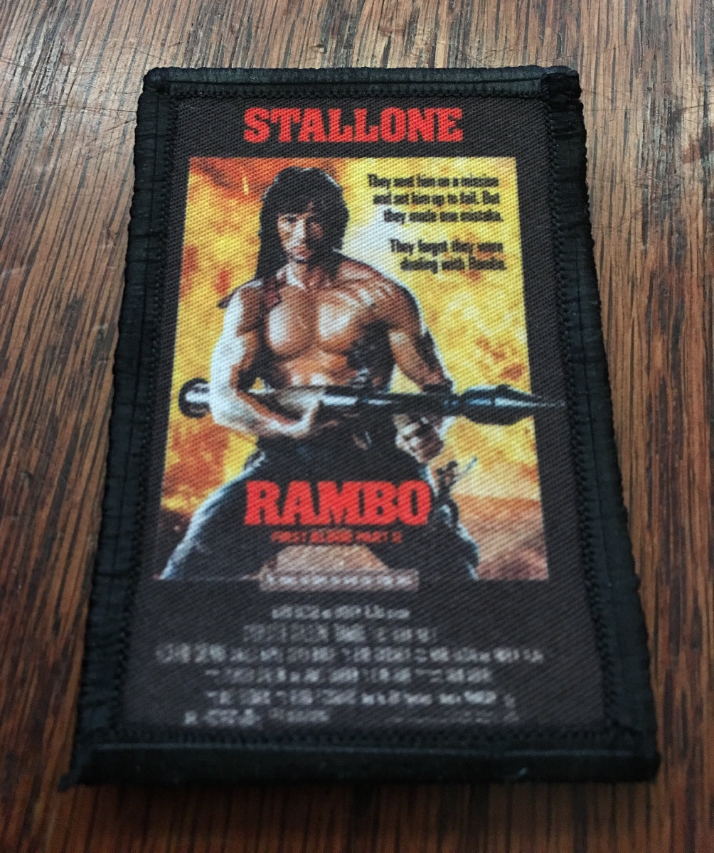 Rambo Movie Poster Morale Patch Morale Patches Redheaded T Shirts 