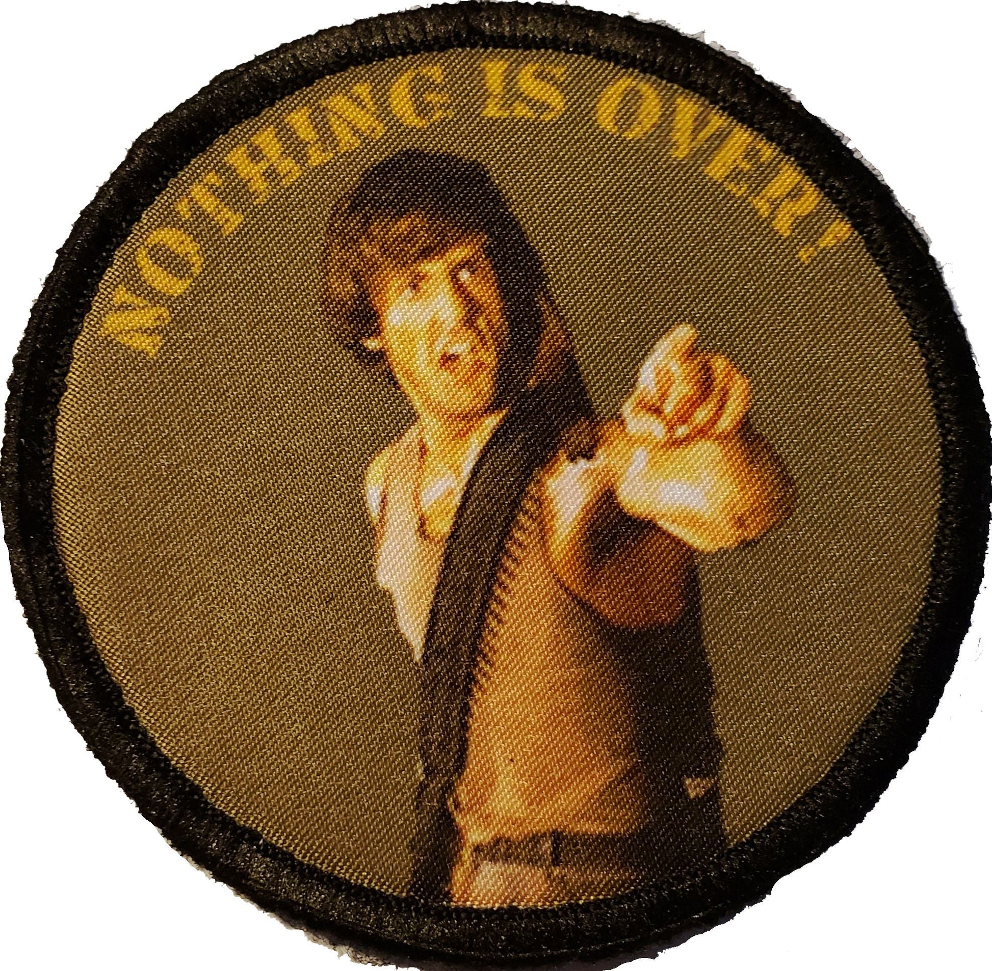 Rambo "Nothing Is Over" First Blood Morale Patch Morale Patches Redheaded T Shirts 