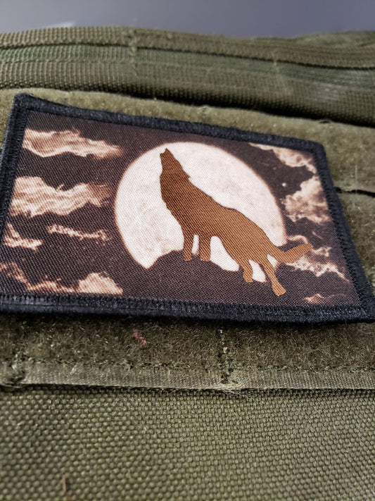 REFLECTIVE Lone Wolfe Morale Patch Morale Patches Redheaded T Shirts 