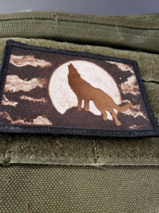 REFLECTIVE Lone Wolfe Morale Patch Morale Patches Redheaded T Shirts 