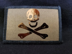 REFLECTIVE Pirate Flag Morale Patch Morale Patches Redheaded T Shirts 