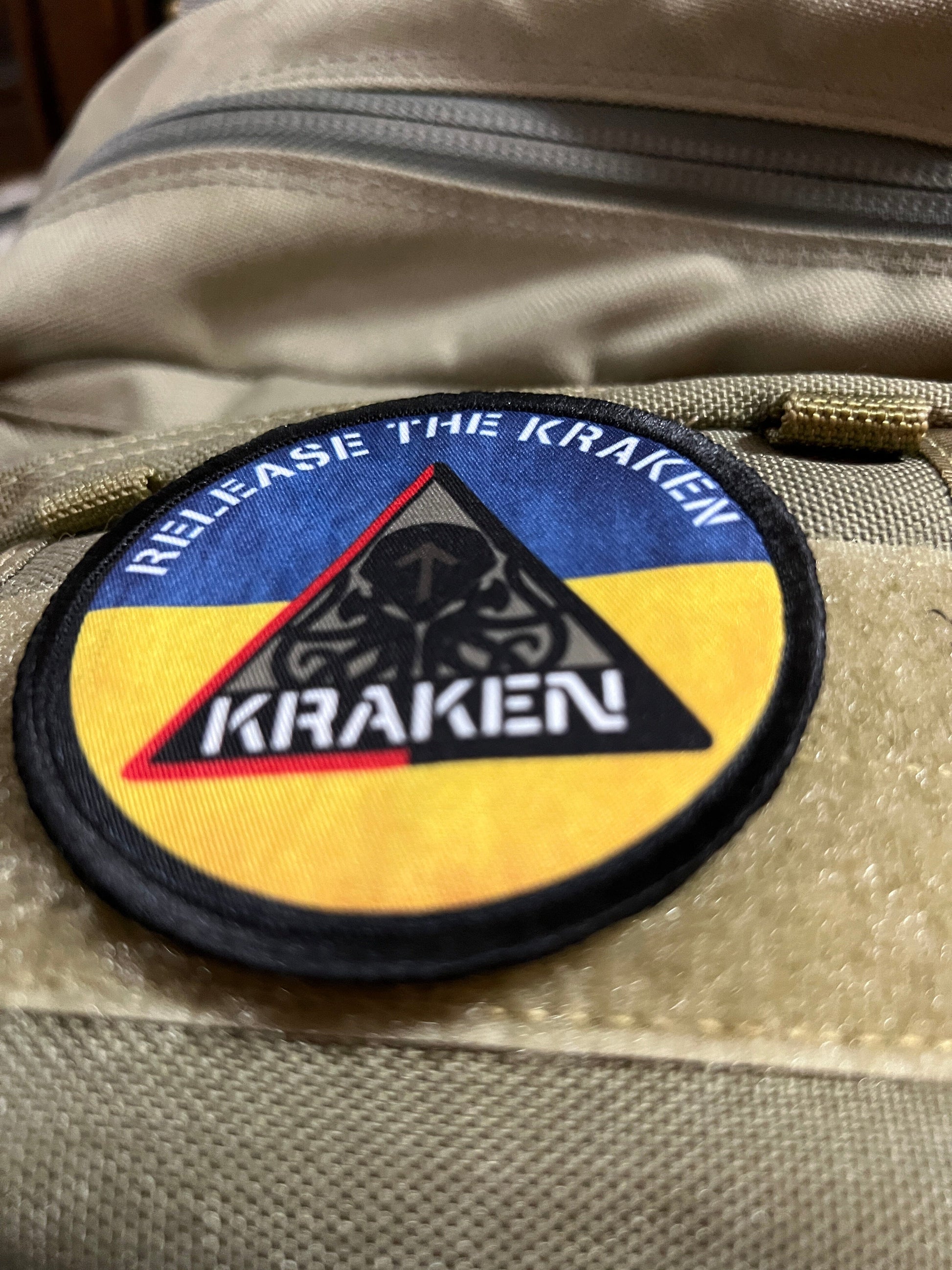 Release the Kraken Ukraine Morale Patch Morale Patches Redheaded T Shirts 