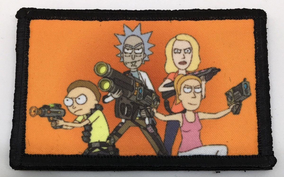 Rick and Morty Morale Patch Morale Patches Redheaded T Shirts 
