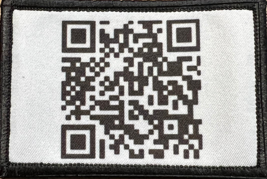 Ric Roll QR code velcro Morale Patch