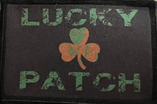 Saint Patricks Day Lucky Patch Morale Patch Morale Patches Redheaded T Shirts 