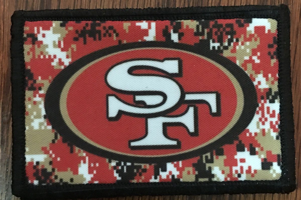 San Francisco 49ers Morale Patch Morale Patches Redheaded T Shirts 
