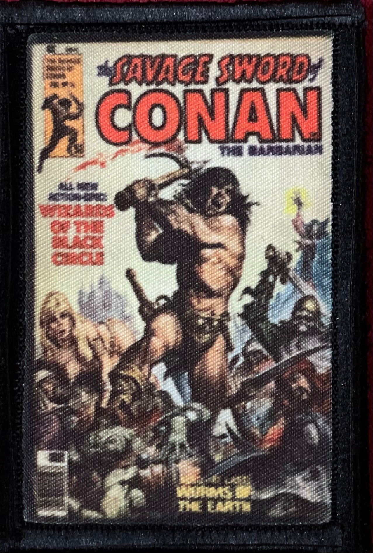 Savage Sword of Conan Morale Patch Morale Patches Redheaded T Shirts 
