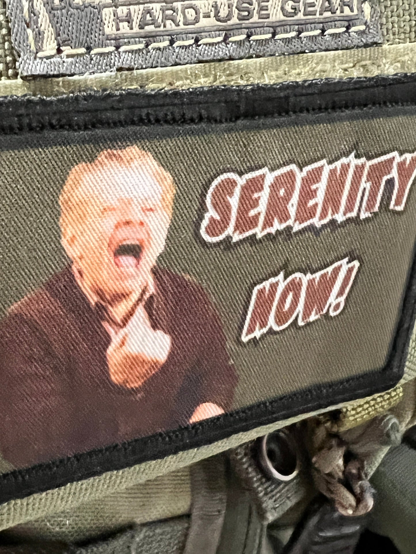 Serenity Now! Seinfeld Funny Morale Patch Morale Patches Redheaded T Shirts 