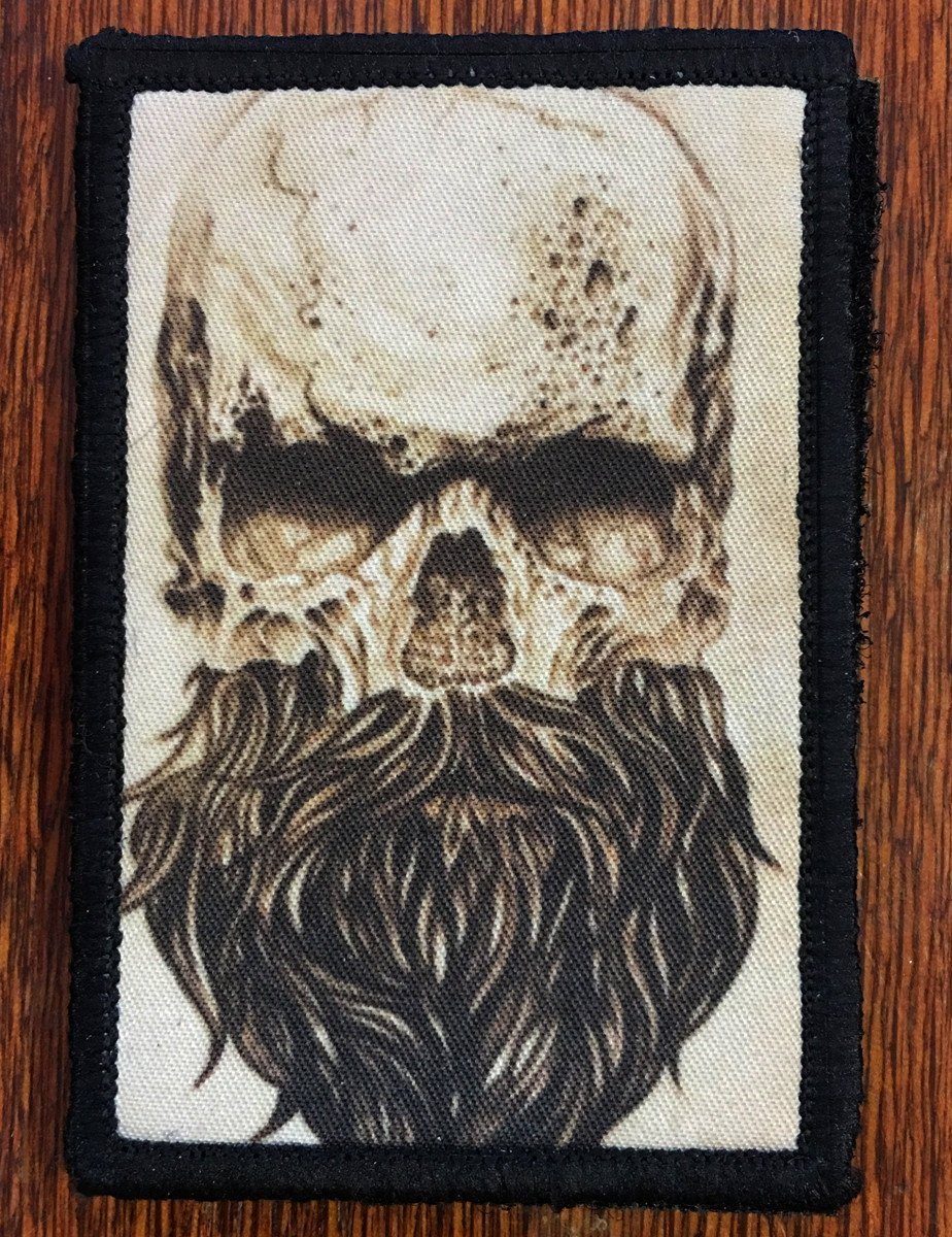 Skull Beard Morale Patch Morale Patches Redheaded T Shirts 