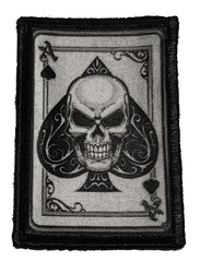 Skull Card Morale Patch Morale Patches Redheaded T Shirts 
