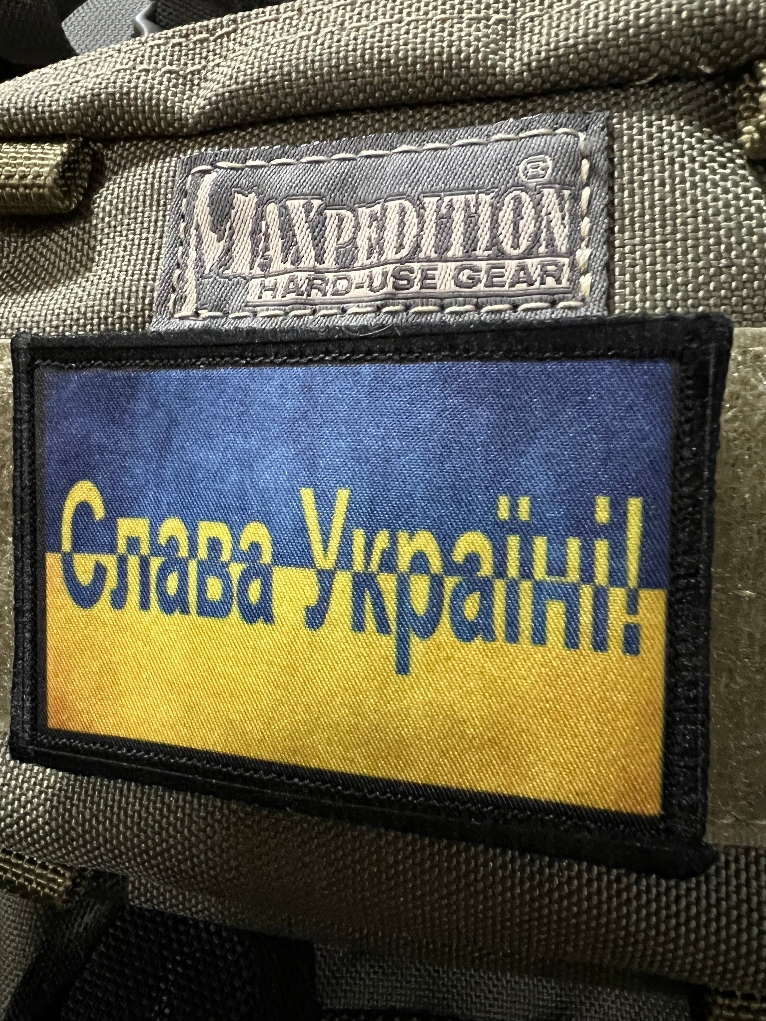 Slava Ukraini! Ukraine Flag Morale Patch Morale Patches Redheaded T Shirts 