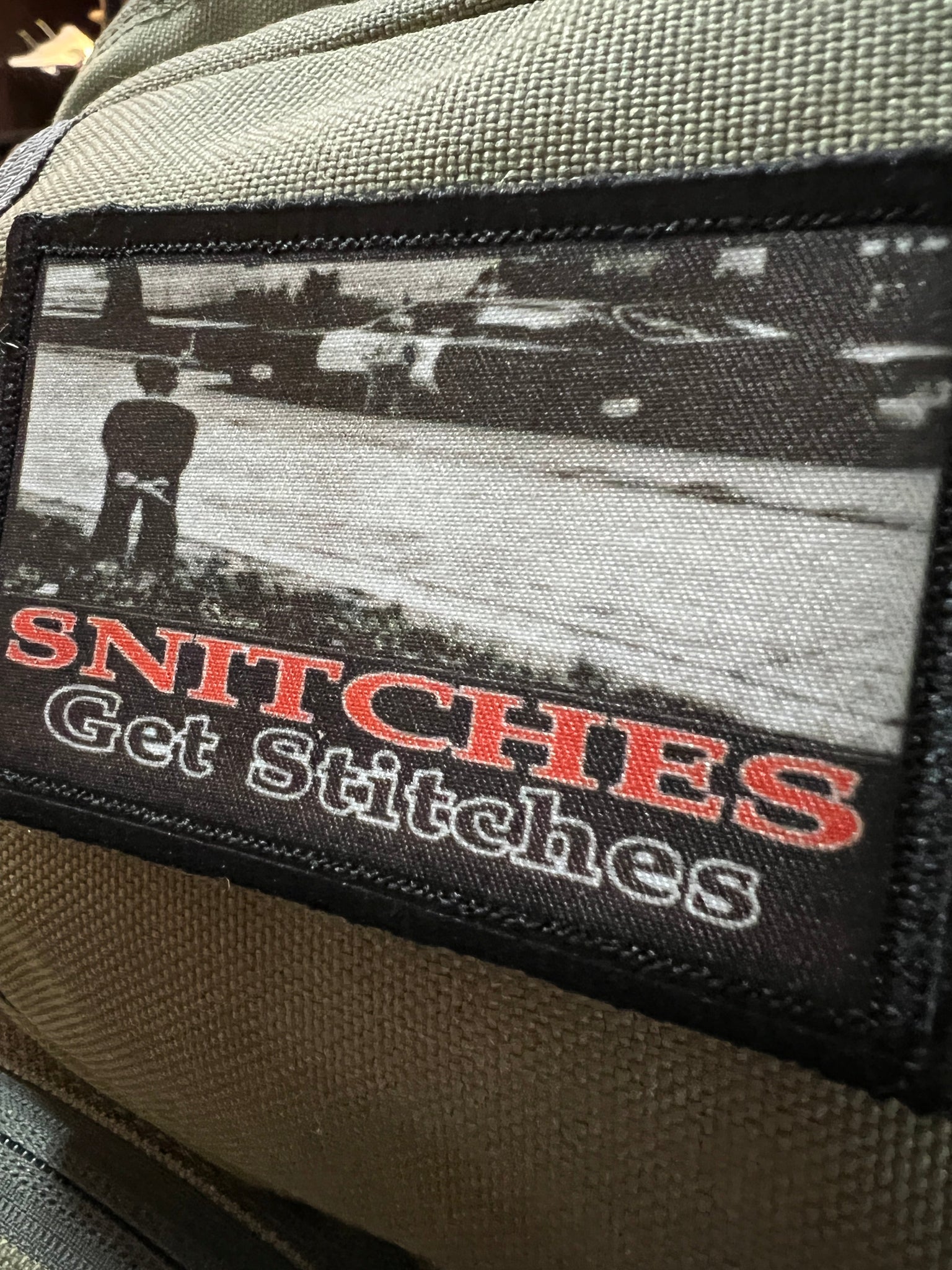 Snitches Get Stitches Morale Patch Morale Patches Redheaded T Shirts 