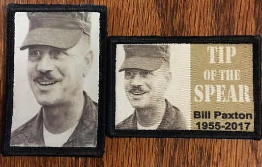Special Edition 1 of 50 Bill Paxton Portrait Morale Patch Morale Patches Redheaded T Shirts 