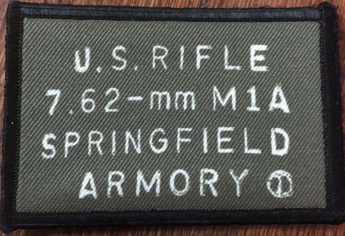 Springfield Armory M14 Receiver Morale Patch Morale Patches Redheaded T Shirts 