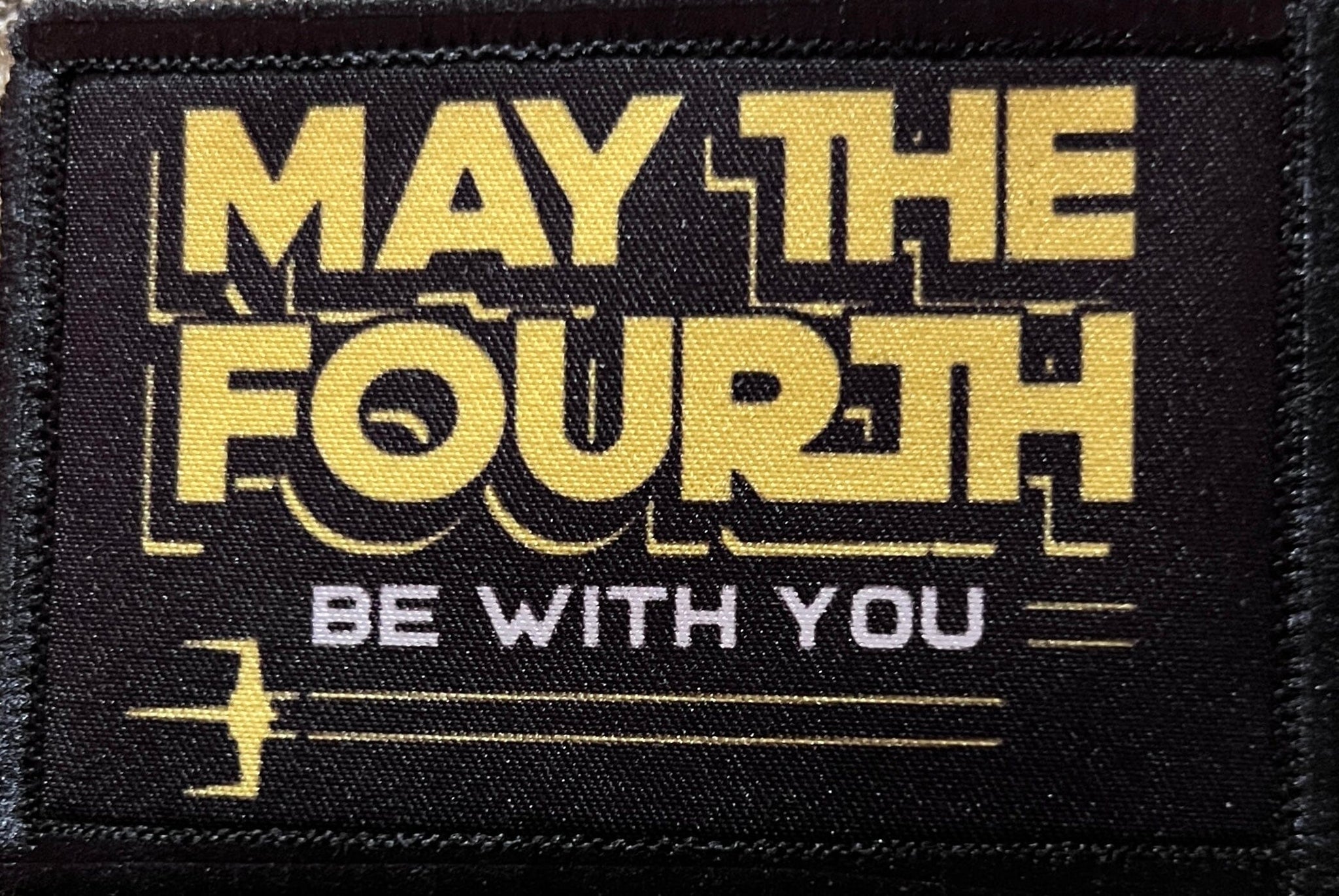 Star Wars May the 4th Be With You Morale Patch Morale Patches Redheaded T Shirts 