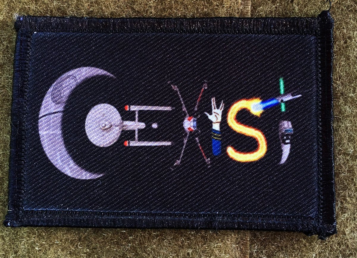 Star Wars Star Trek Coexist Morale Patch Morale Patches Redheaded T Shirts 