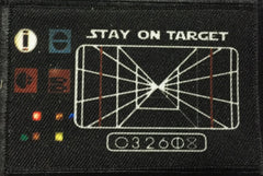 Star Wars Stay On Target Morale Patch Morale Patches Redheaded T Shirts 