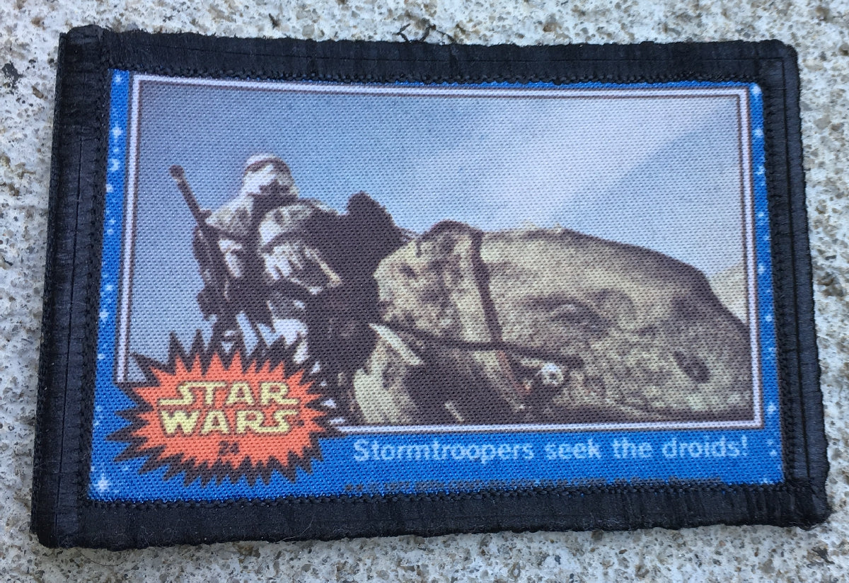 Star Wars Stormtrooper Dewback Trading Card Morale Patch Morale Patches Redheaded T Shirts 
