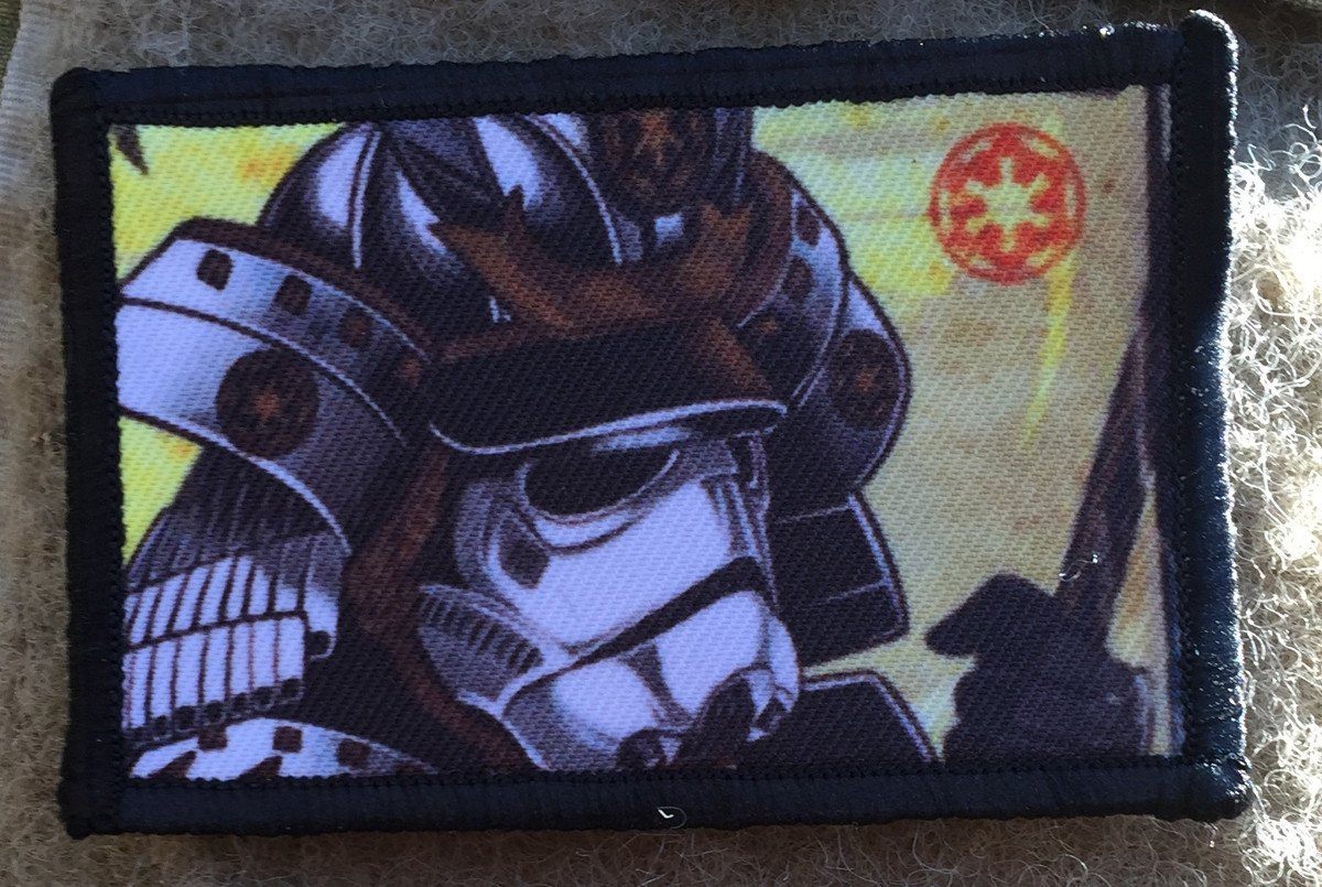 Star Wars Imperial Force Cosplay embroidered patch with velcro Airsoft