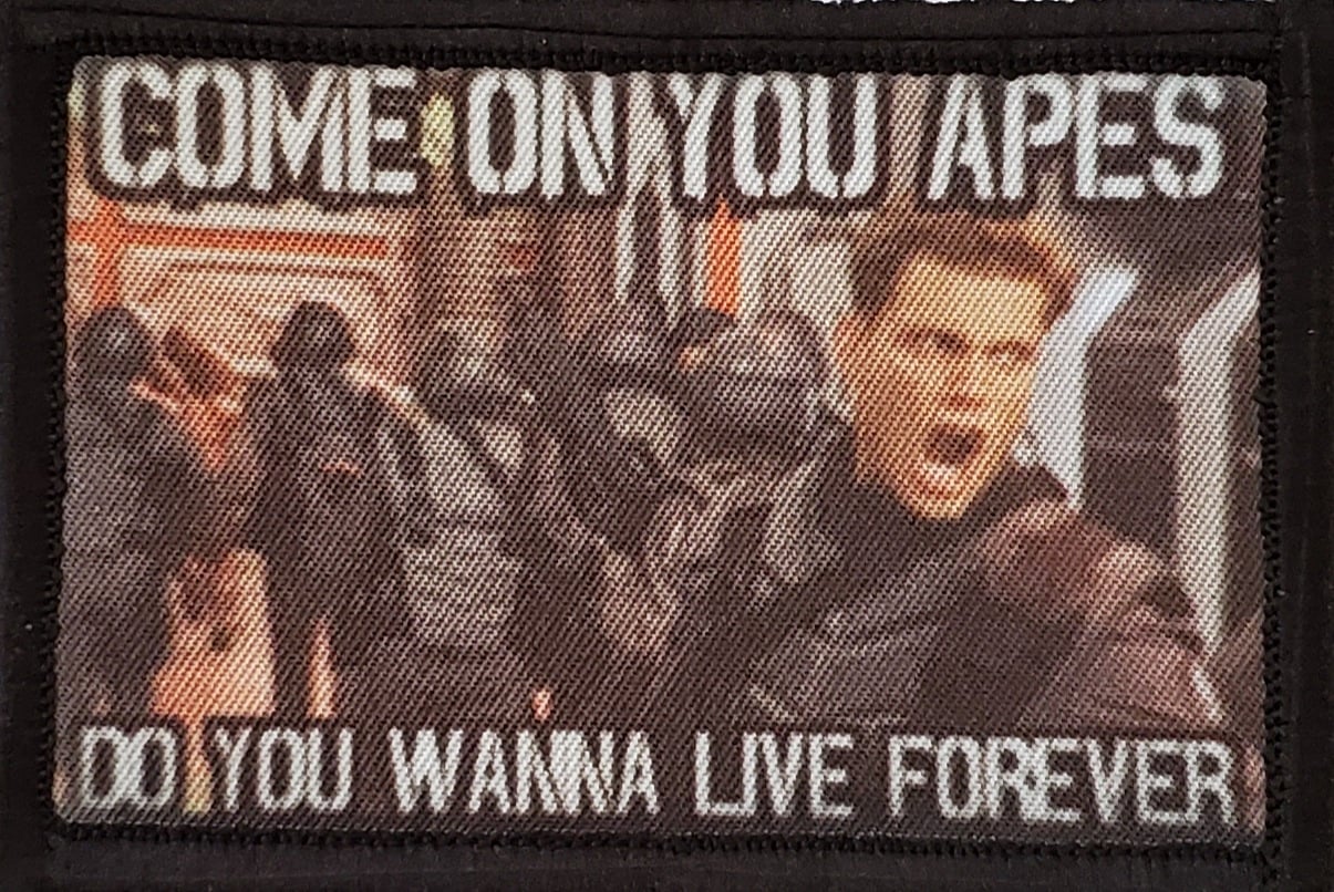 Starship Troopers Live Forever Morale Patch Morale Patches Redheaded T Shirts 