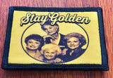 Stay Golden Morale Patch Morale Patches Redheaded T Shirts 