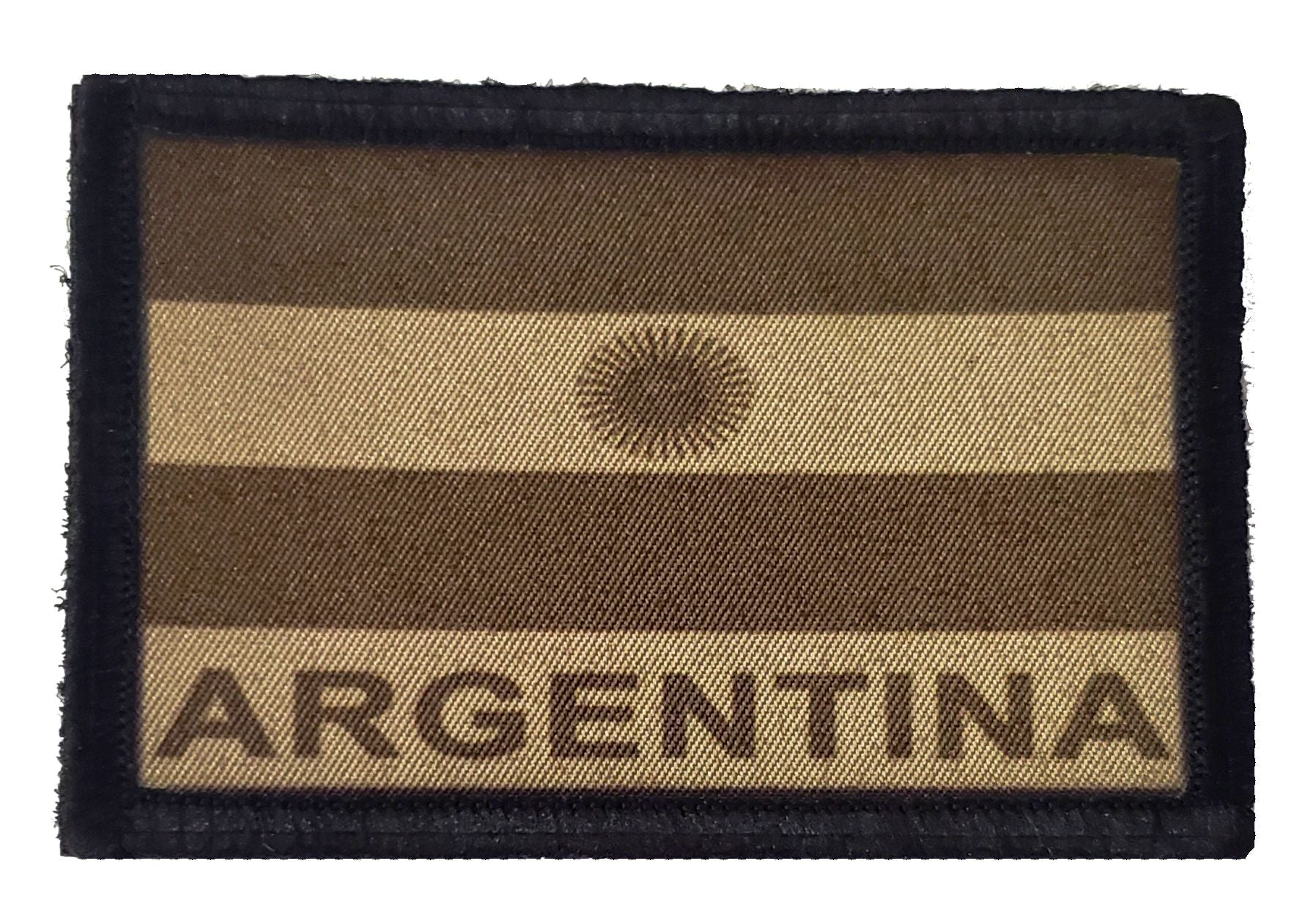Subdued Argentina Flag Morale Patch Morale Patches Redheaded T Shirts 