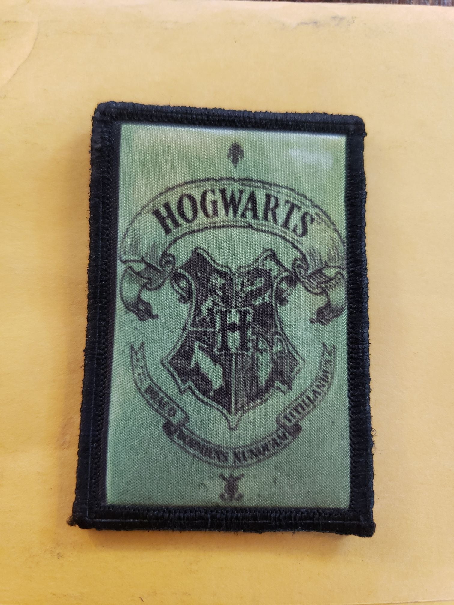 Subdued Hogwarts Crest Morale Patch Morale Patches Redheaded T Shirts 