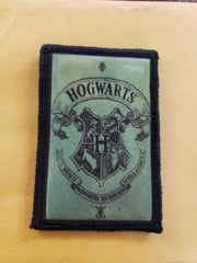 Subdued Hogwarts Crest Morale Patch Morale Patches Redheaded T Shirts 