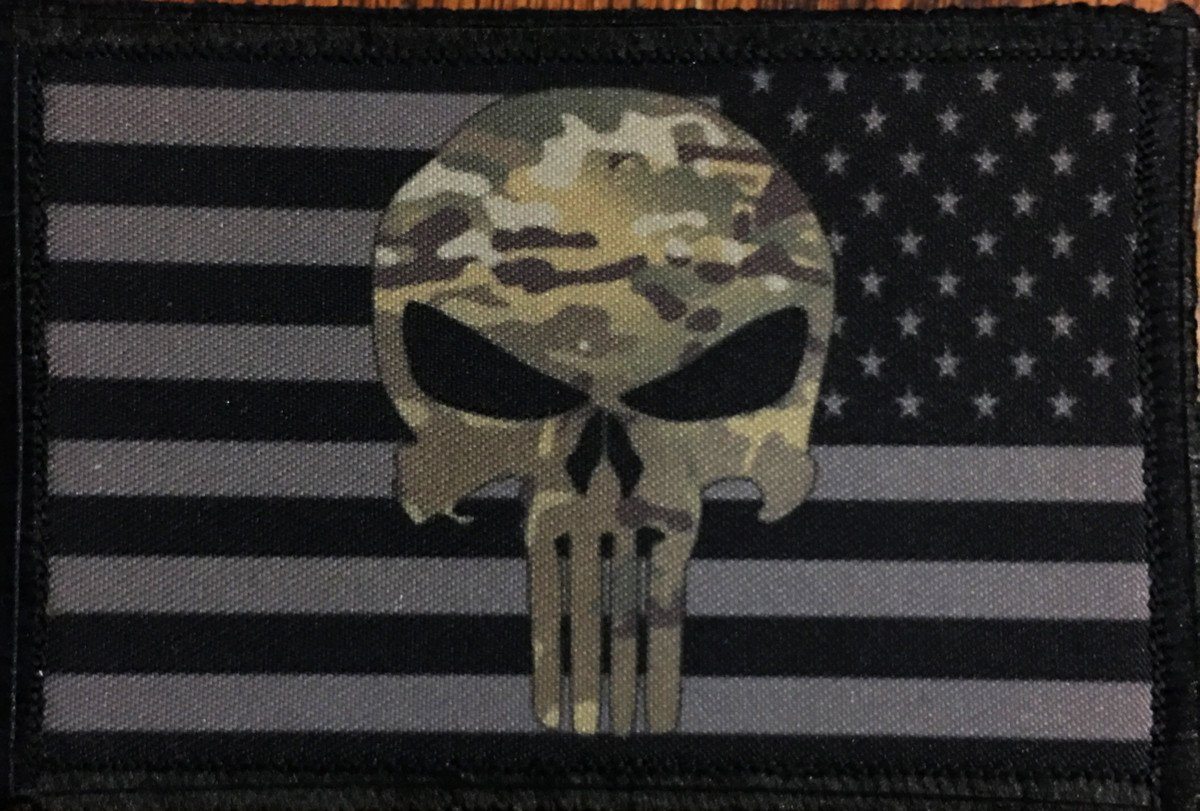 Purchase the La Patcheria PVC-Patch Germany Punisher Flag multic