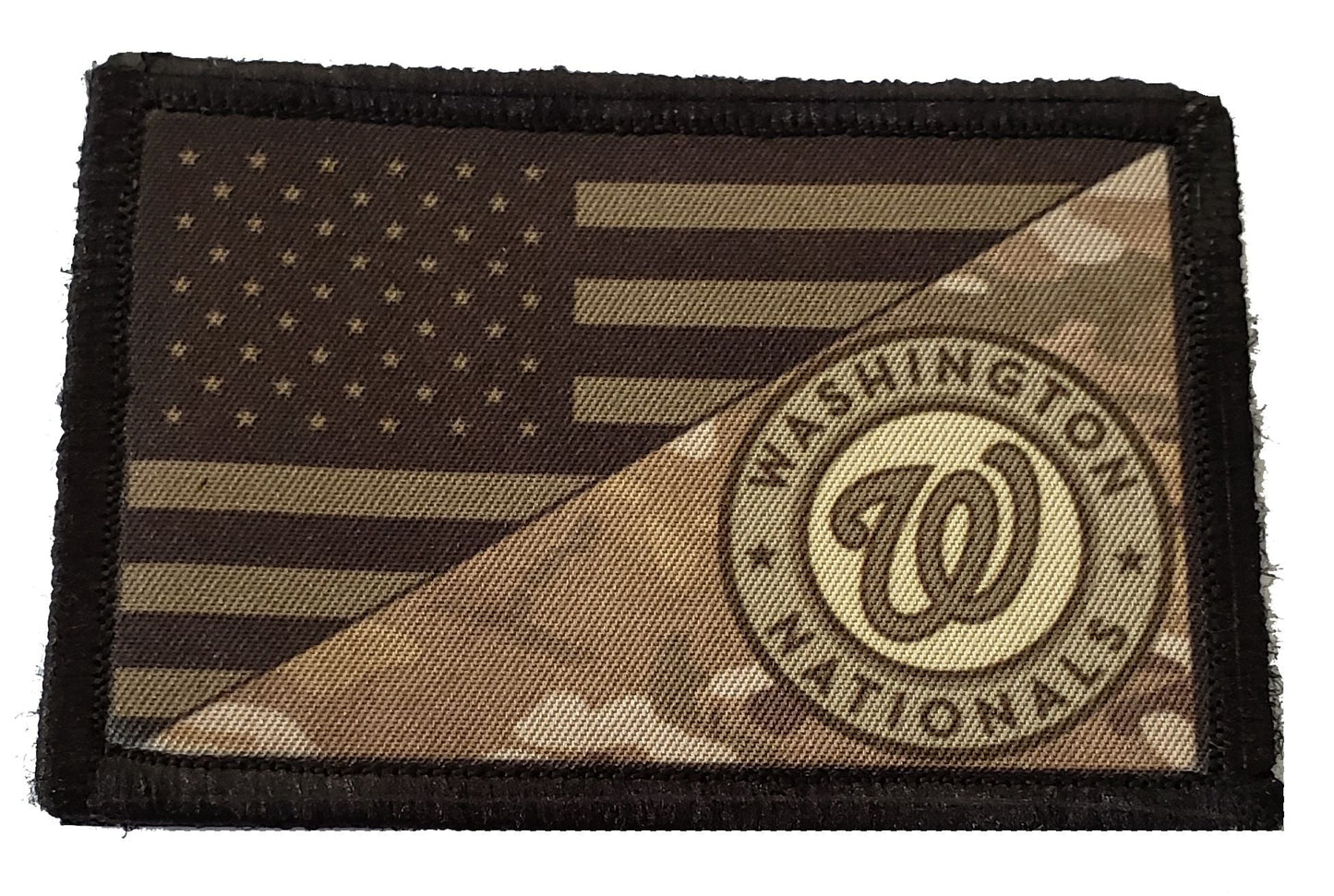 Subdued Washington Nationals USA Flag Morale Patch Morale Patches Redheaded T Shirts 