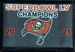 Super Bowl LV Champs Tampa Bay Buccaneers Morale Patch Morale Patches Redheaded T Shirts 