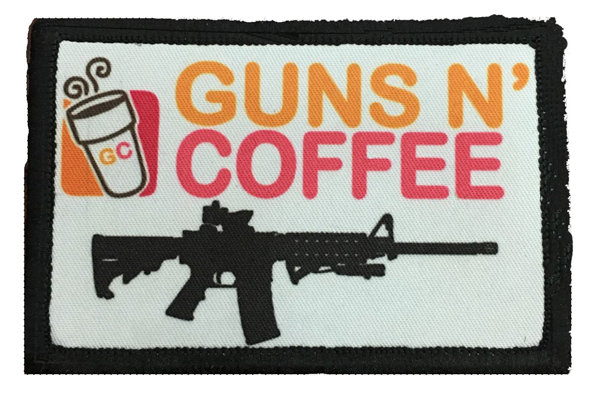 Tactical Guns and Coffee Morale Patch Morale Patches Redheaded T Shirts 
