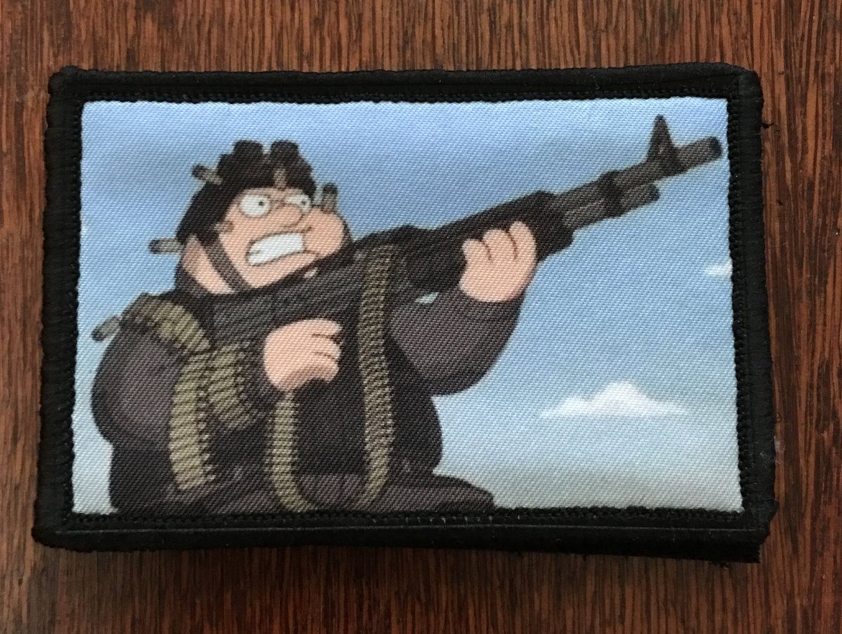 Tactical Peter Griffin Family Guy Morale Patch Morale Patches Redheaded T Shirts 