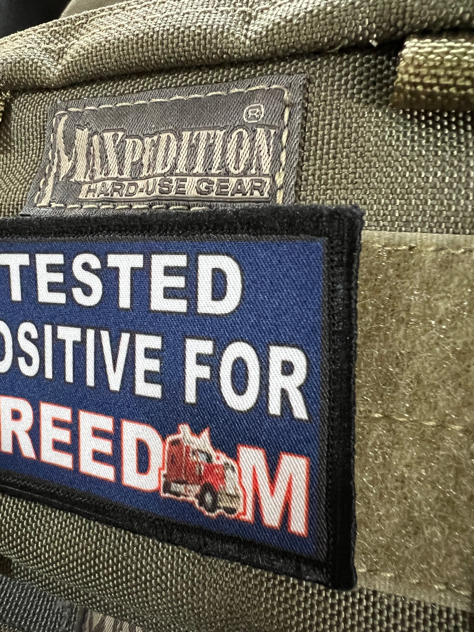 Tested Positive For Freedom Morale Patch Morale Patches Redheaded T Shirts 