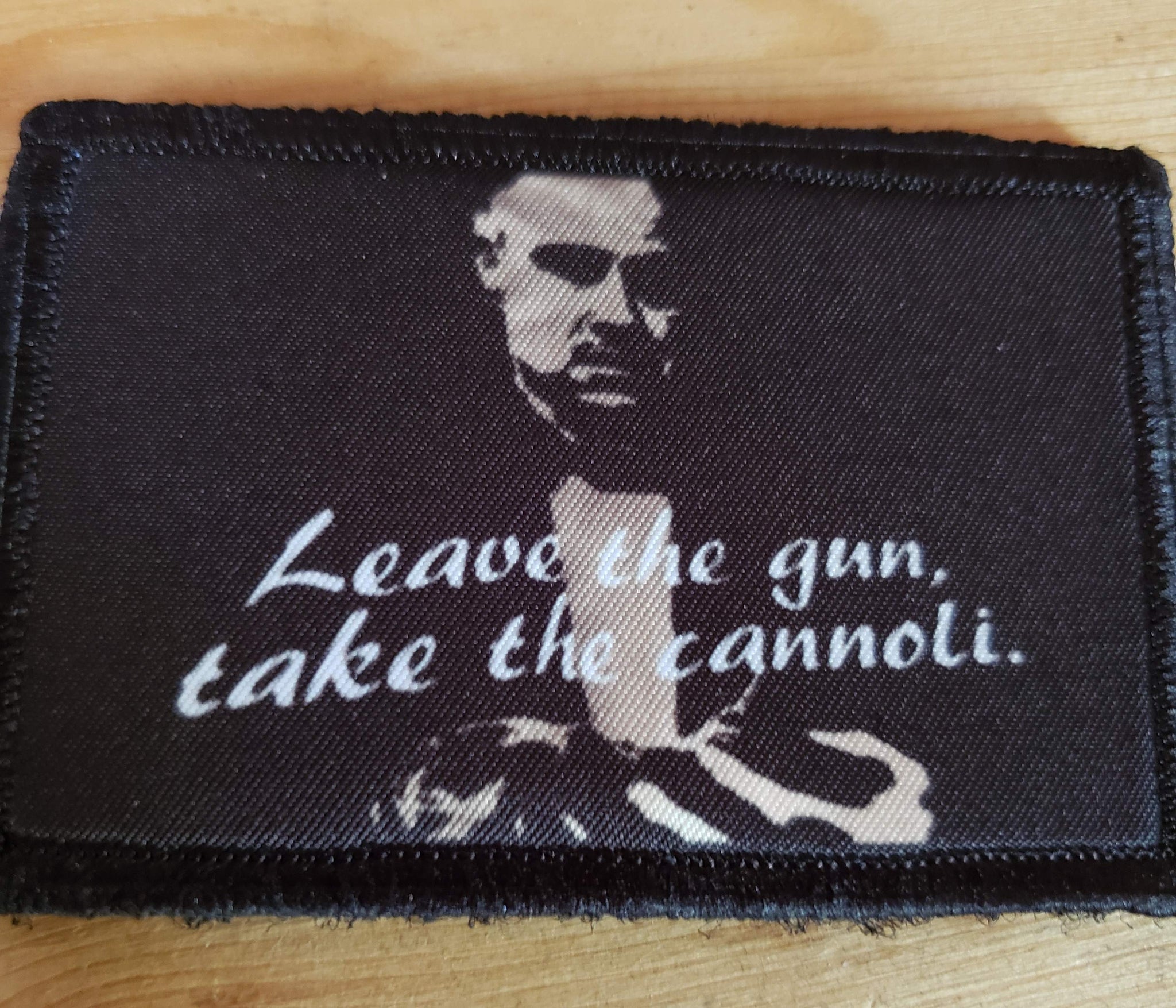 The Godfather Take the Cannoli Morale Patch Morale Patches Redheaded T Shirts 