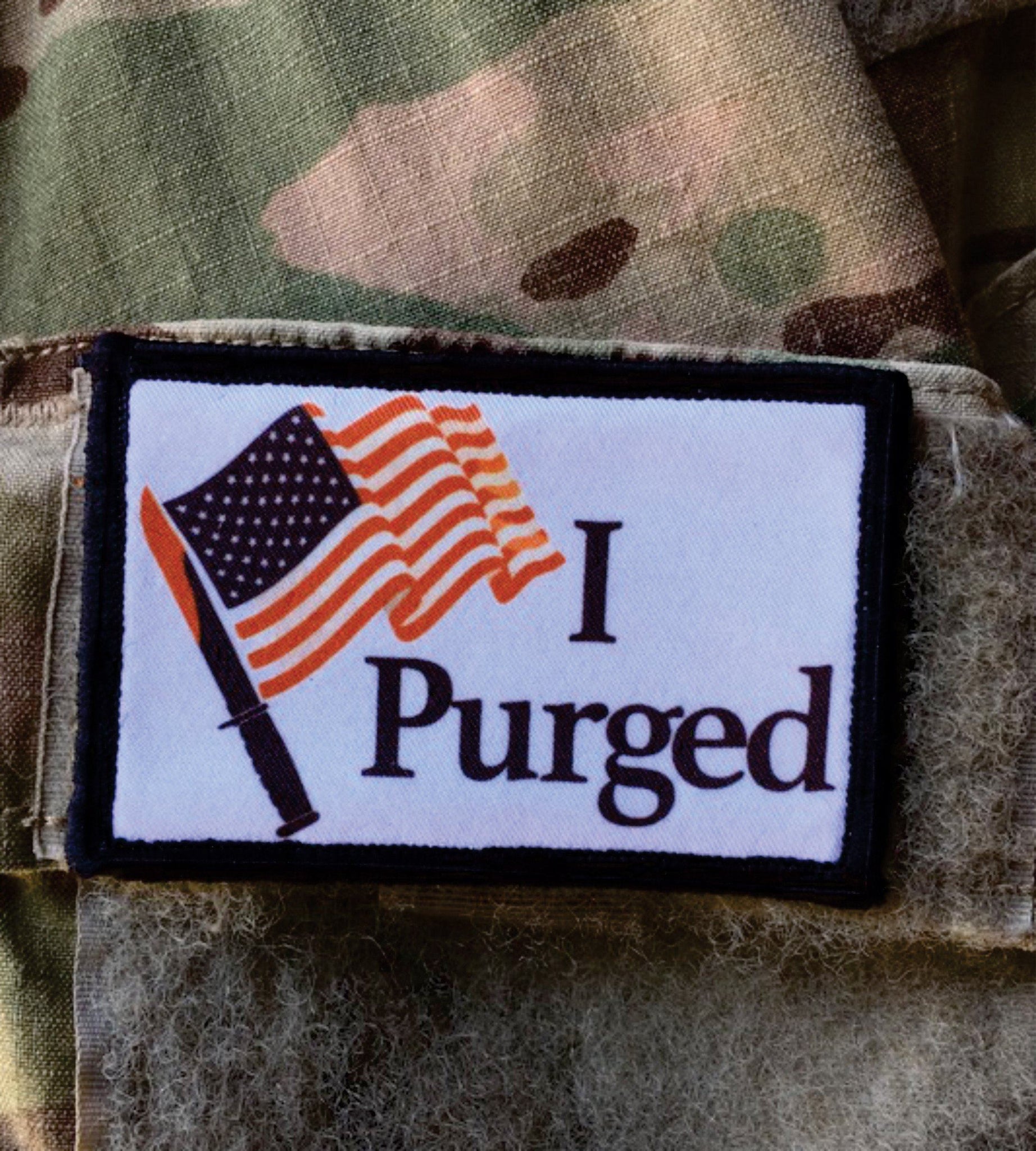 The Purge Movie Morale Patch Morale Patches Redheaded T Shirts 