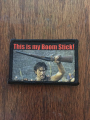 This is My Boom Stick Evil Dead Movie Morale Patch Morale Patches Redheaded T Shirts 