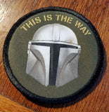 This is the Way Mandalorian 3" Morale Patch Morale Patches Redheaded T Shirts 