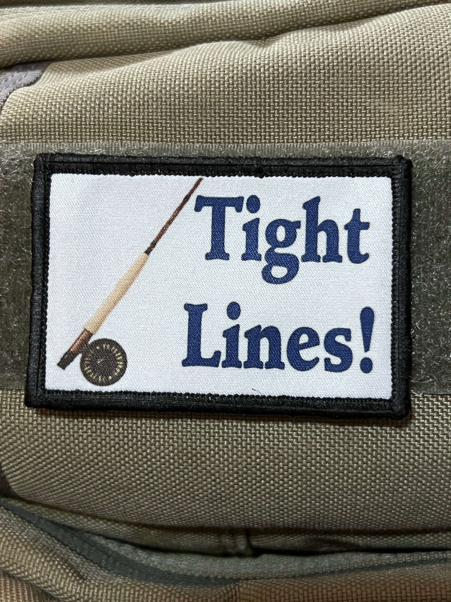 Tight Lines Fly Fishing Morale Patch Morale Patches Redheaded T Shirts 