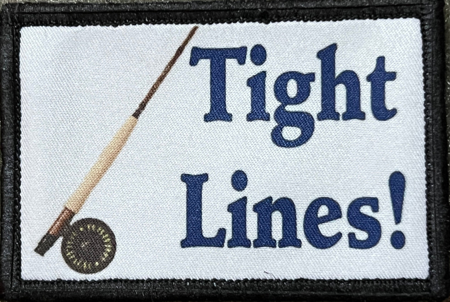 Tight Lines Fly Fishing Morale Patch Morale Patches Redheaded T Shirts 