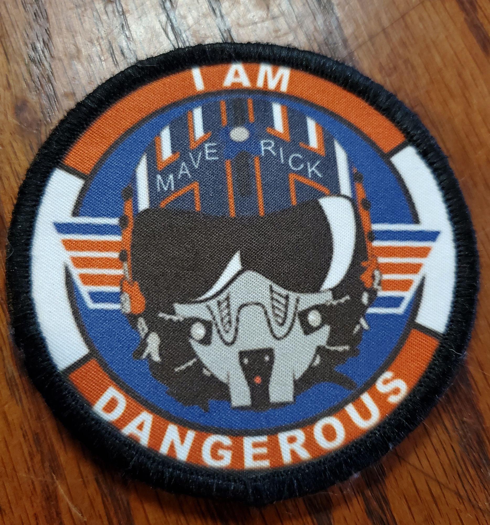 Top Gun Maverick "I Am Dangerous" | Custom Velcro